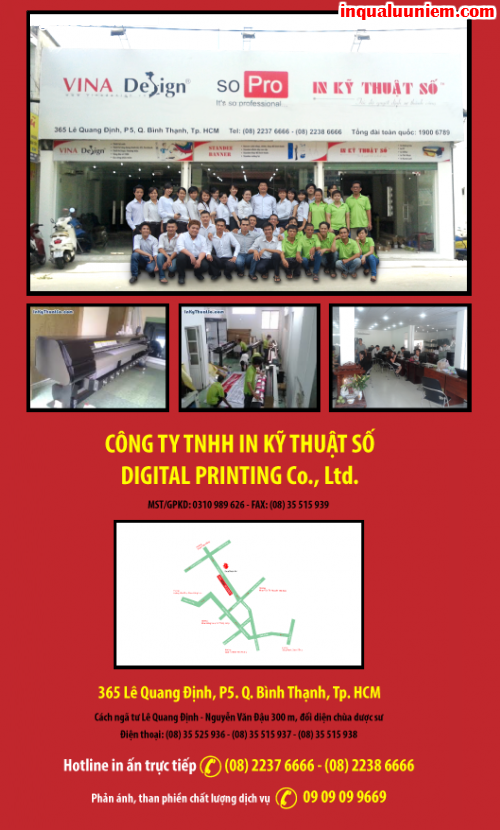 Liên hệ Công ty In Kỹ Thuật Số - Digital Printing